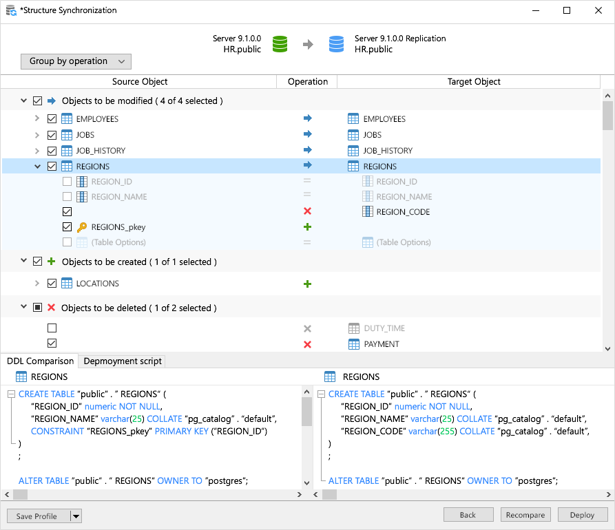 postgresql update null value