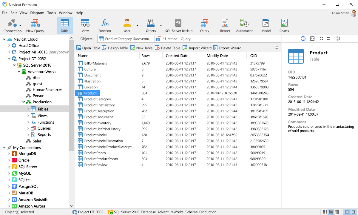 Sql Server 2016 Comparison Chart