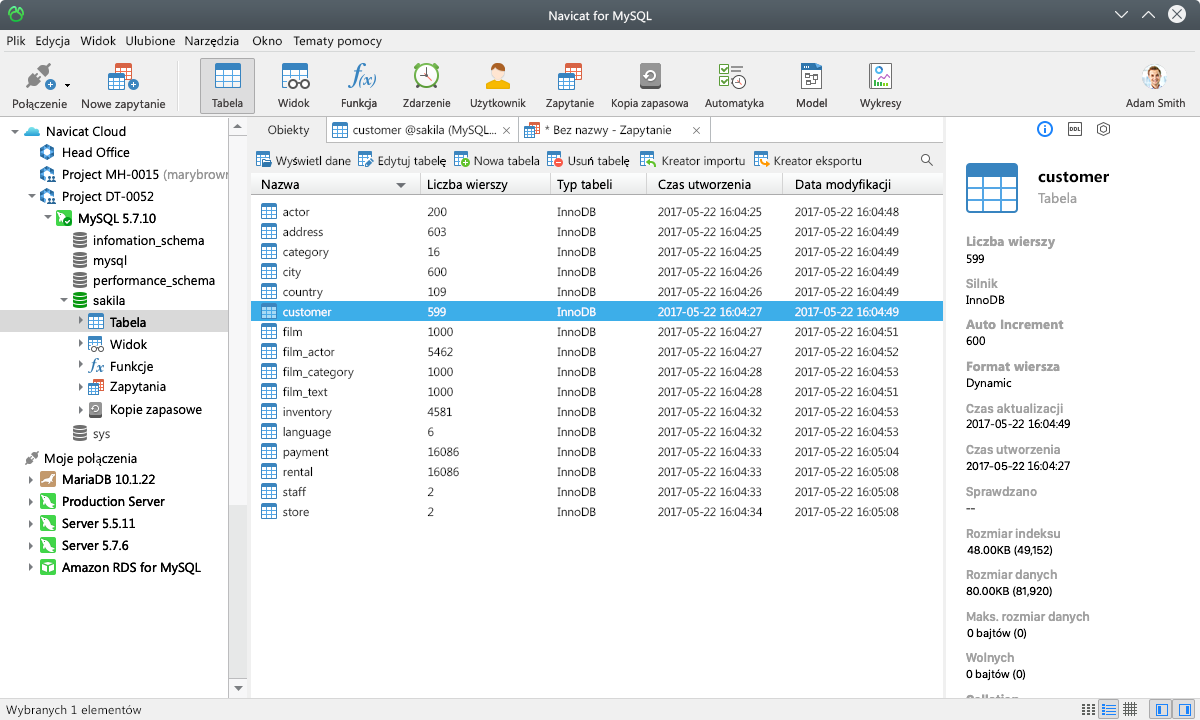 Navicat for MySQL | Narzędzia programistyczne i administracyjne dla baz ...