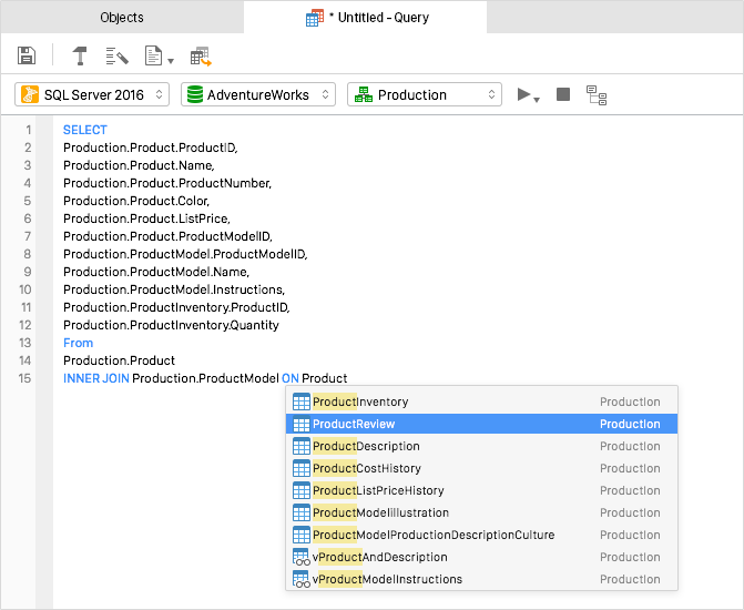 sql 2014 with tools for mac