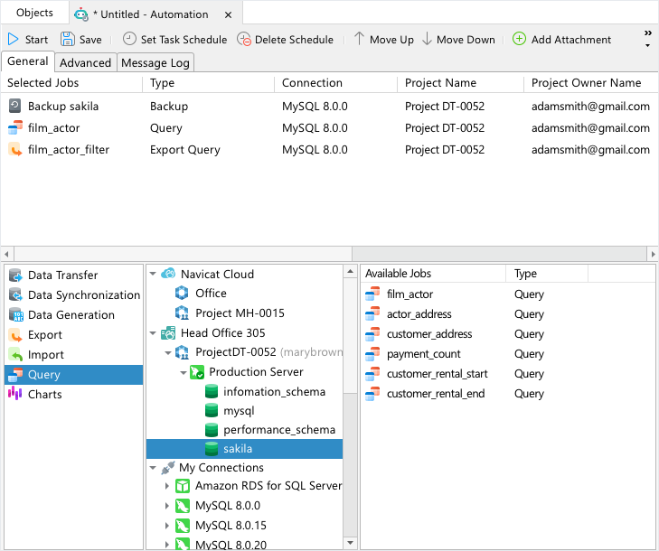 navicat for mysql student