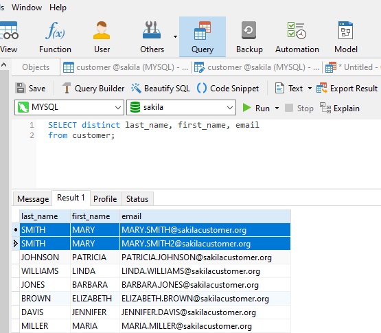 Applying Select Distinct One Column Only